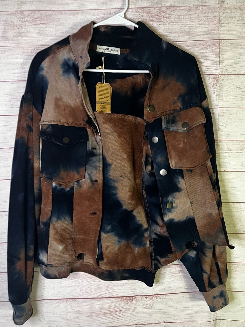 Natural Life NEW Laney Tie Dye Jacket Size XS/S